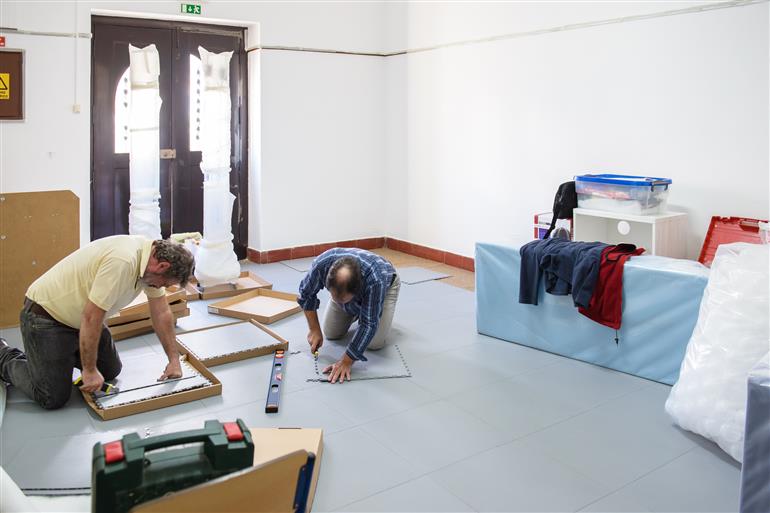 Sala Snozelen - em obra