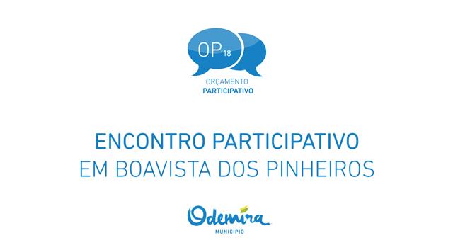 Encontro Participativo em Boavista dos Pinheiros