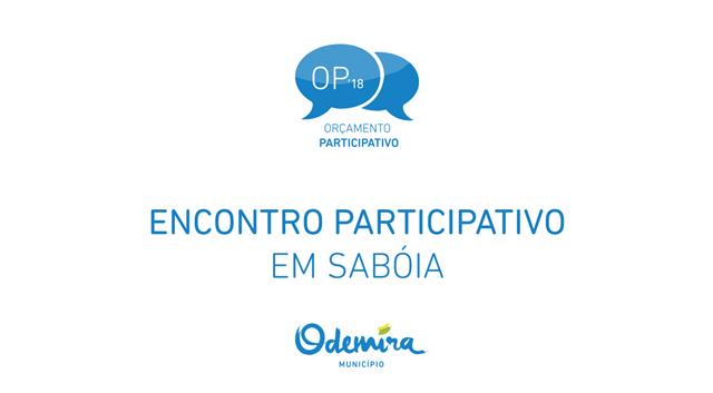 Encontro Participativo em Sabóia