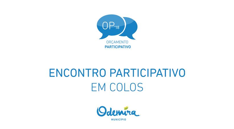Encontro Participativo do OP em Colos