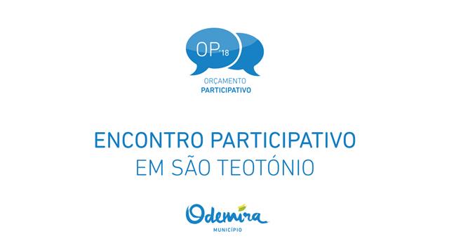 Encontro Participativo em São Teotónio
