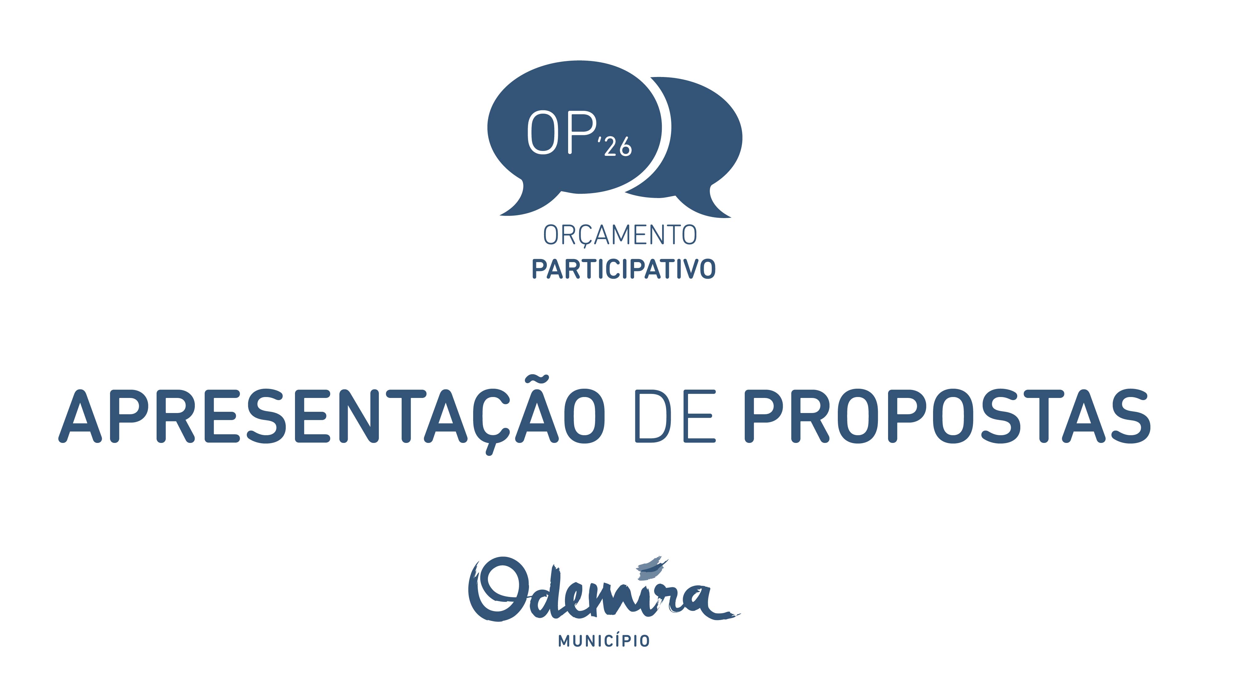 Apresentação de Propostas